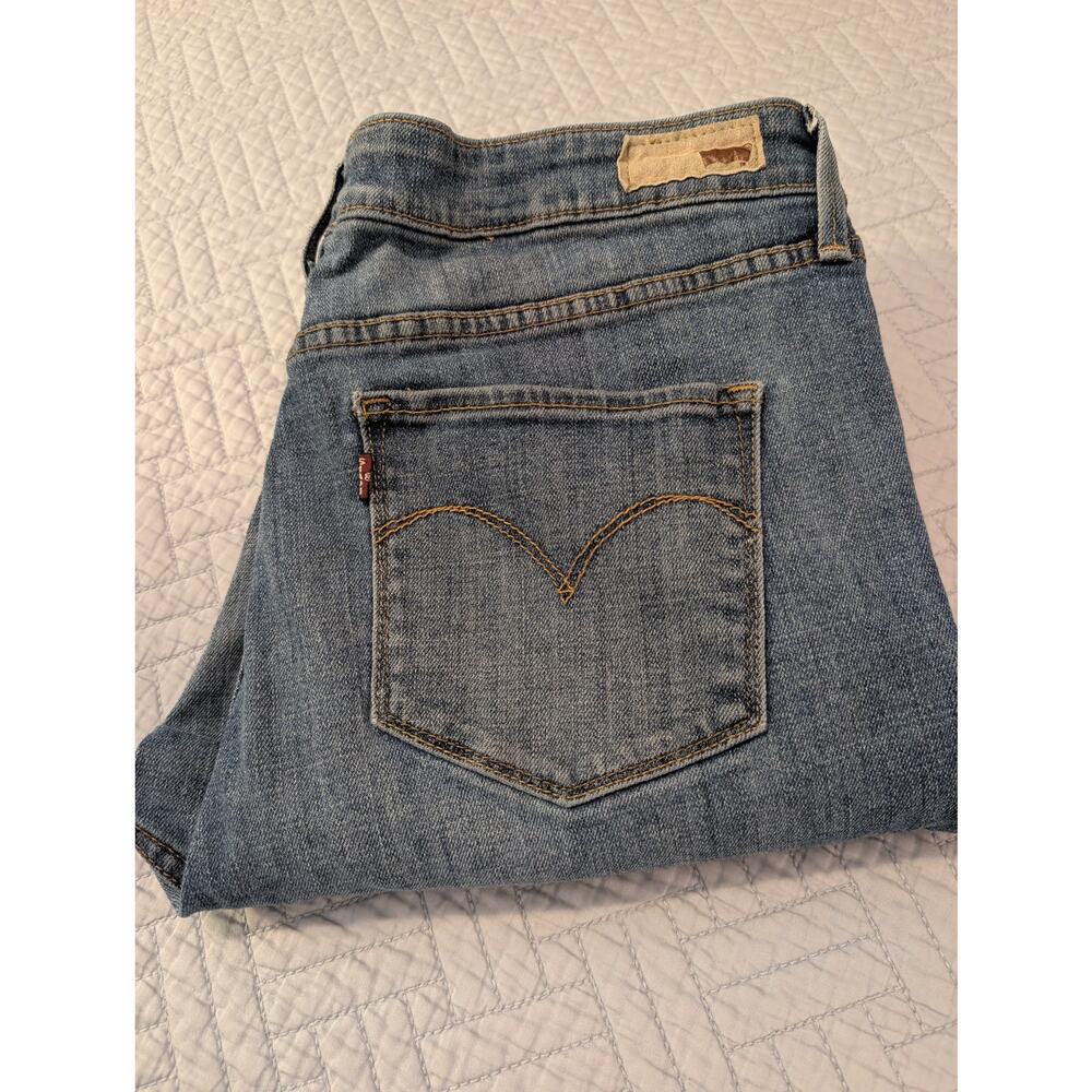 Levi's Jeans Women's Size 16/33 Blue Demi Curve Classic Rise Straight (0442)
